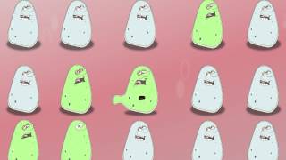 Cartoon ad for health product