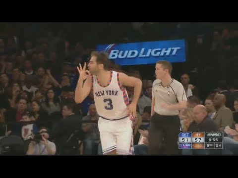 Jose Calderon Full Highlights vs Pistons (15 PTS, 2 REB, 4 AST)