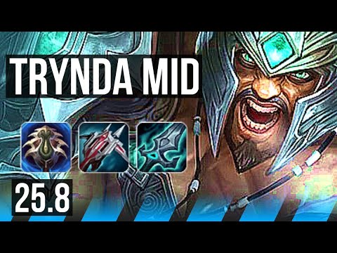TRYNDAMERE vs XERATH (MID) | Dominating | EUW Diamond | 25.8