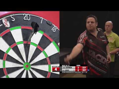 INCREDIBLE MATCH | Watch Michael van Gerwen v Adrian Lewis at Players Champs five