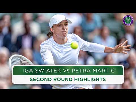 World No.1 tested | Iga Swiatek vs Petra Martic | Highlights | Wimbledon 2024
