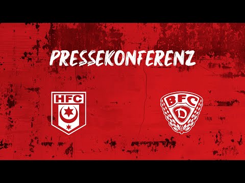 Pressekonferenz vor dem Spiel des HFC gegen den BFC Dynamo