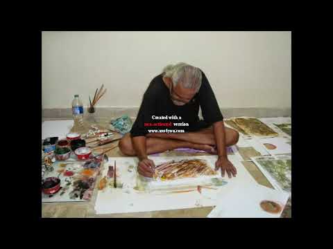 1001 Different Original Paintings by Wasi Haider as a dust jackets for a novel Jage Hain Khawab Main