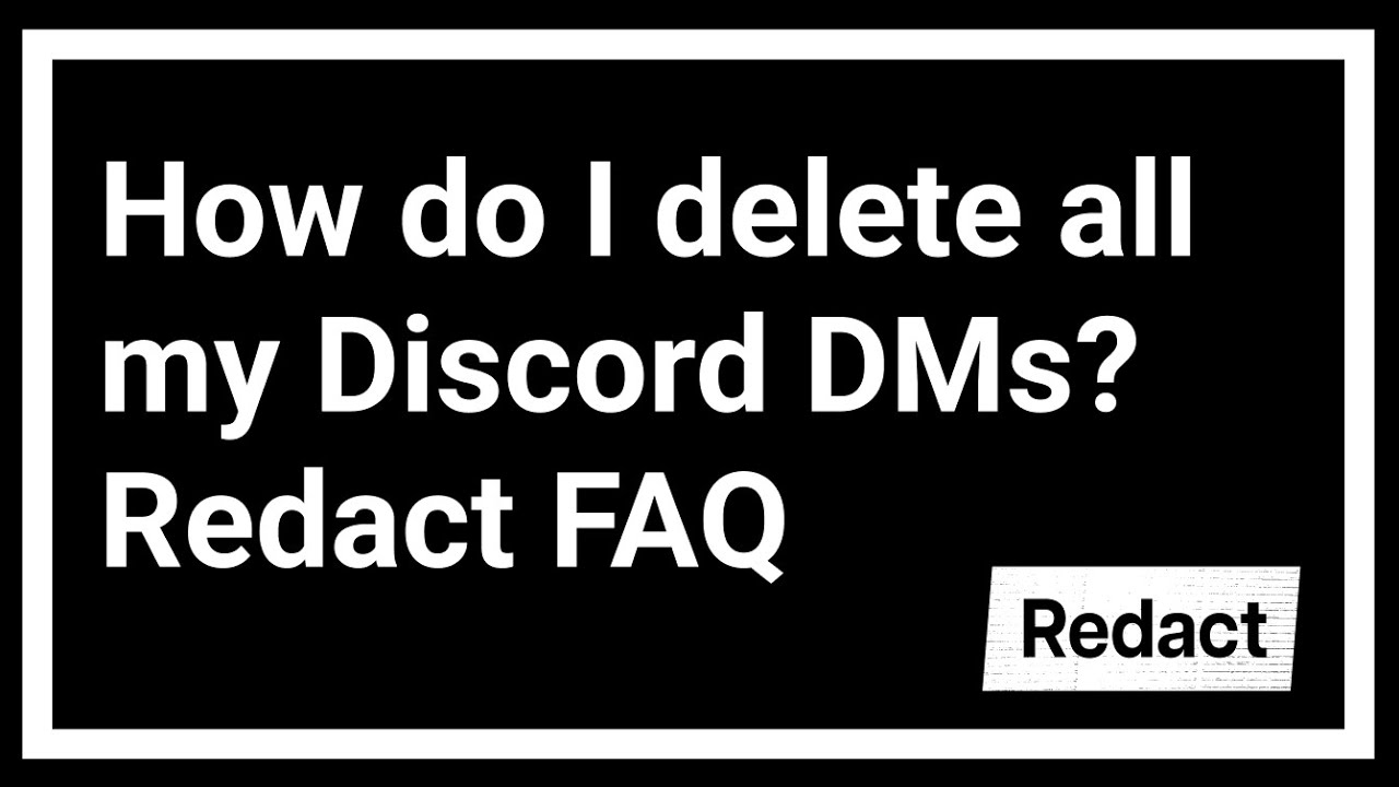 Can I delete Discord DMs with the Redact App? (Updated February 2026)