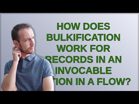Salesforce: How does bulkification work for records in an invocable action in a flow?
