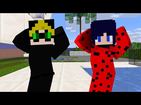 MONSTER SCHOOL : CHICKEN WING MEME LADYBUG AND SUPER CAT - MINECRAFT ANIMATION