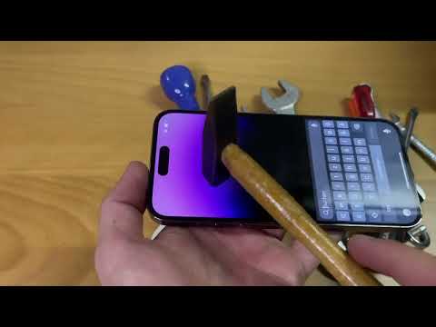 Experiment Visions: iPhone 14 Pro Hammer & Knife Scratch Test