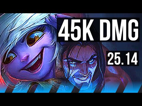 TRISTANA vs SYLAS (MID) | 45k DMG | EUW Challenger | 25.14