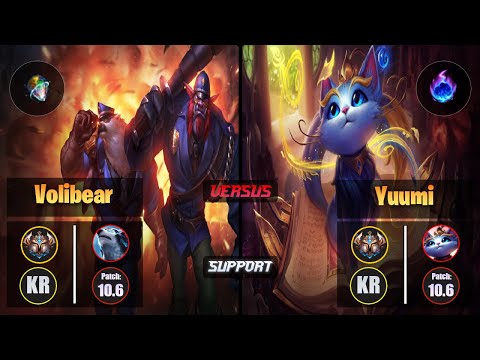Challenger VOLIBEAR [Prototype; Omnistone] (Support) VS  YUUMI - Challenger KR Patch 10.6