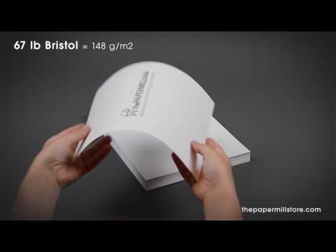 White Paper - 11 x 17 in 67 lb Bristol Vellum