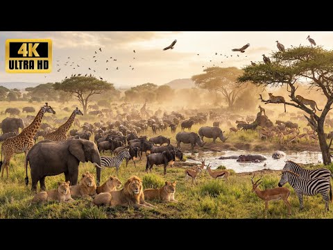 Africa’s Living Wilderness 4K | Pure Wildlife Relaxation