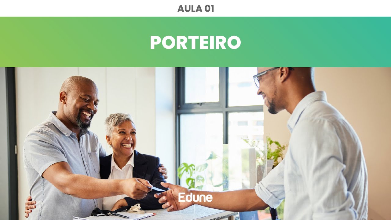 AULA 01: CURSO GRATUITO de PORTEIRO | Edune Cursos