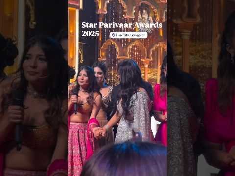 Star Parivaar AWARDS 2025 Beautiful Moment  #spa2025#starplus#shorts#viral#trending#love