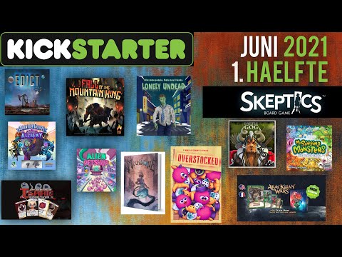 Brettspiele auf Kickstarter Juni 2021 (1. Hälfte) - Kickstartervorschau -