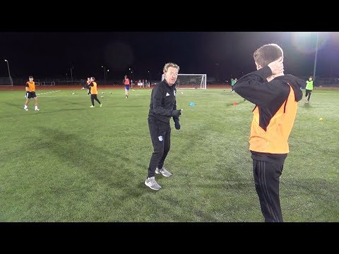 SoccerCoachTV.com - Support Behind or In front of the ball.