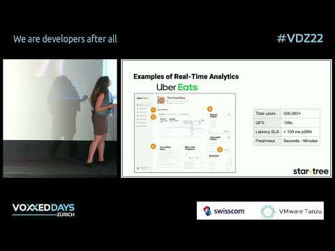 [VDZ22] Optimizing Speed and Scale of User-Facing Analytics w Kafka and Pinot by K Wolok, T Berglund
