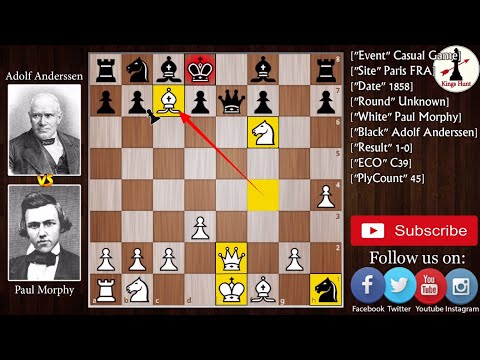 Greatest Rivalry of 19th Century | Paul Morphy vs Adolf Anderssen 1858