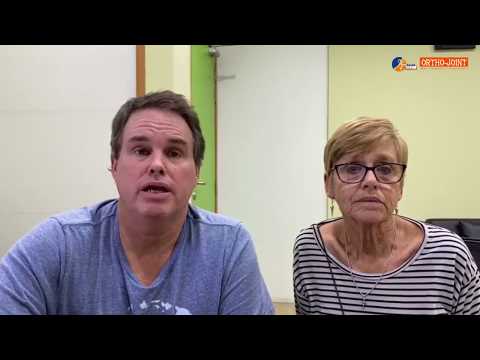 Patient from USA came to India for knee replacement surgery because of inability to walk