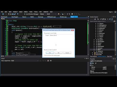 Advanced C++ DirectX Game Programming Tutorial: Lesson 7
