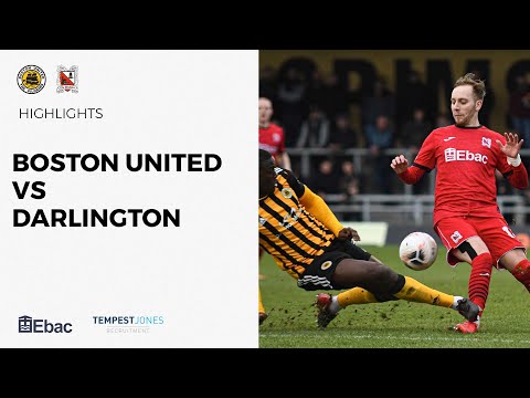 Boston United 3-1 Darlington - National League North - 2022/23
