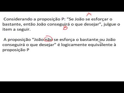 RLM - CONDICIONAL - DISJUNÇÃO OU - MPOG - CESPE