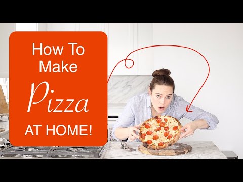HOW TO MAKE PIZZA AT HOME! This easy to follow tutorial shows you how to make homemade pizza!