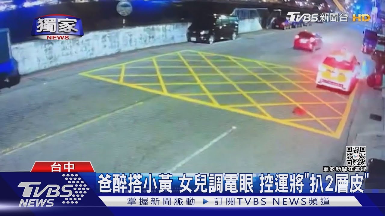 爸醉搭小黃　女兒調電眼　控運將「扒2層皮」　