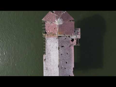 Szénrakodó Esztergom Drónfelvétel