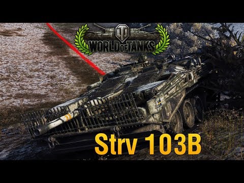 World of Tanks - Strv 103B - 11.4K Damage - 2 Kills - Castle carry