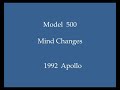 Model  500 - Mind Changes