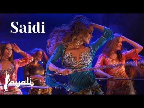 Khissa Saidi with Agnes's belly dance students at Layali, Sweden 2019