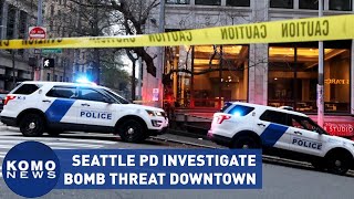 Seattle PD investigate bomb threat near downtown FBI building