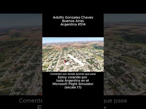Adolfo Gonzales Chaves, Buenos Aires desde el Microsoft Flight Simulator #adolfogonzaleschaves