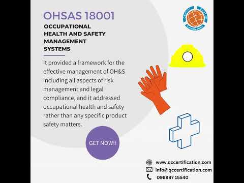 Ohsas 18001 2007 certification services