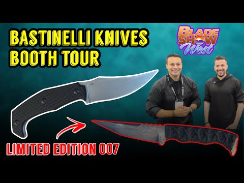 Bastinelli Blades UNLEASHED at Blade Show West! INSANE New Knives & Tactical Designs!