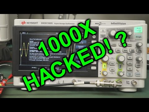 EEVblog #978 - Keysight 1000X Oscilloscope Hacked!