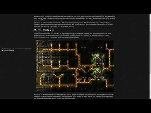 FFF #310 (Glowing Heat Pipes!) - Factorio Friday Facts Discussion
