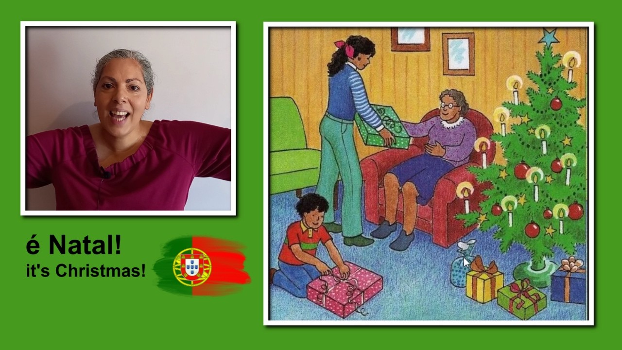 Learn Portuguese Through Stories - As Prendas de Natal | Comprehensible Input in Portuguese