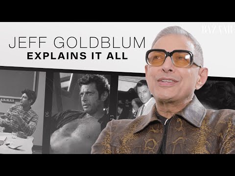 傑夫-高布倫談尋找激情、自信和 "襯衫 "我解釋了這一切 I Harper's BAZAAR (Jeff Goldblum on Finding Passion, Confidence and “The Shirt” I Explains It All I Harper’s BAZAAR)