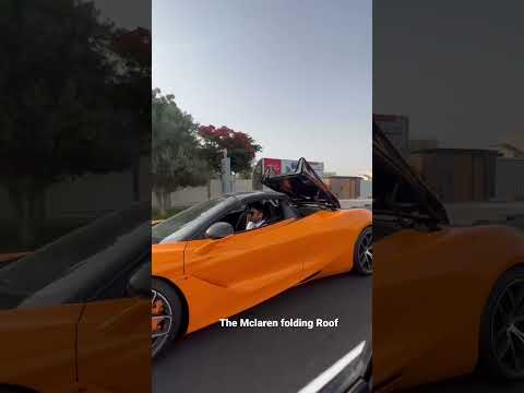 #Mclaren720S Spider convertible  roof in action. #mclaren #supercars