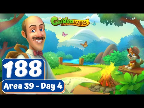 Gardenscapes - Part 188 - Area 39 - Day 4 - Gameplay