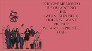 Glee 1x02 - Gold Digger [with lyrics]