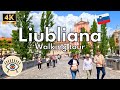 Ljubljana Tur Jalan Kaki 4K HDR Melalui Permata Slovenia Dengan Subtitle