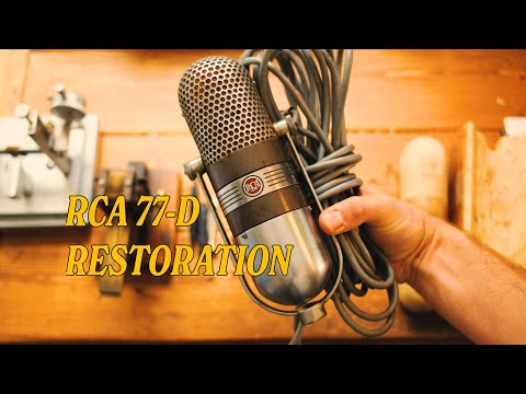 Restoring a 1950's RCA 77-D Ribbon Microphone