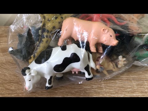 Vintage Farm Zoo Animals & Dinosaurs ASMR unboxing collectable review