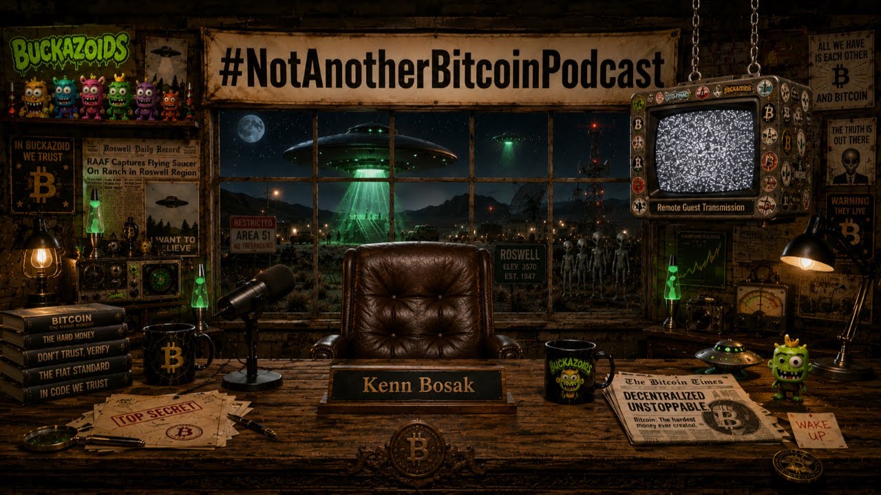 Guy Malone • Bitcoin and Buckazoids. Roswell UFO craft.