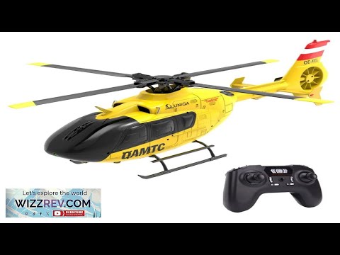 YXZNRC F06 2.4G 6CH 1:36 EC135 Scale Yellow Fuselage Flybarless RC Helicopter Review