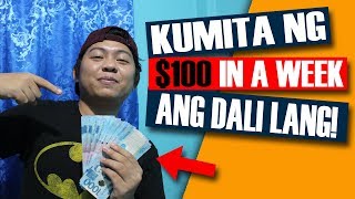 Paano kumita online $100 in a WEEK (ANG DALI LANG GRABE!)
