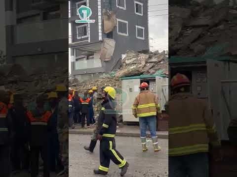 Breaking: Second Excavator Arrives as Avenor Building Collapse Rescue Intensifies