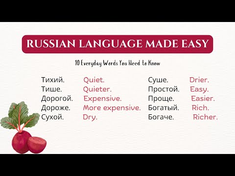 Day 180 | Russian Language Made Easy | 10 Everyday Words You Need to Know